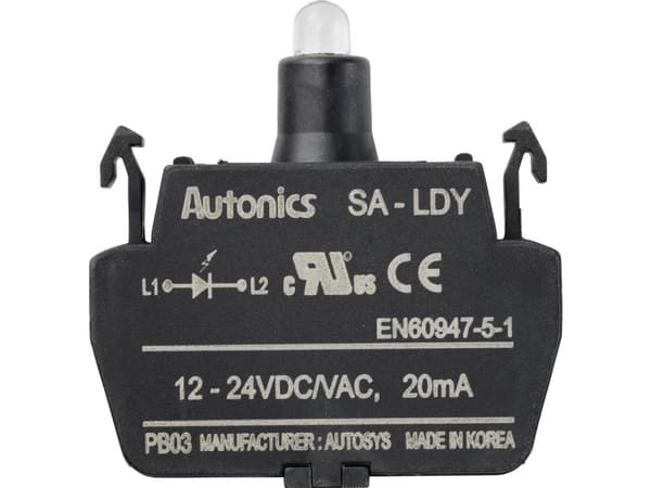 TRU COMPONENTS LED Gul 12 V, 24 V 1 stk