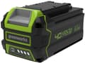Miniatyrbild 3 av 4: Greenworks G40B4, Batteri, Litium-Ion (Li-Ion), 4 Ah, 40 V, Greenworks, Svart, Grön