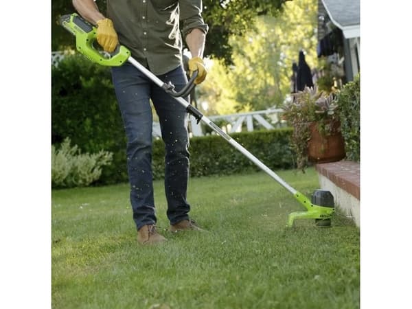 Greenworks G40LT, Grästrimmer, 30 cm, Blad, D-slinga, 1,65 mm, 7000 rpm