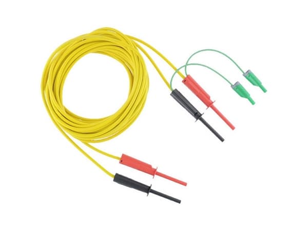 Metrel S 2030 Säkerhetsmätledningssats [Bananplugg 4 mm - Bananplugg 4 mm] 15,00 m Svart, röd, gul 1 sats
