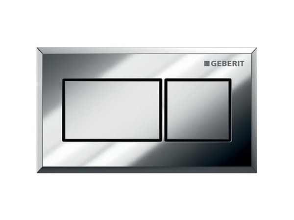 Geberit kauko-ohjattava huuhtelusäädin 129 x 74 mm kromi