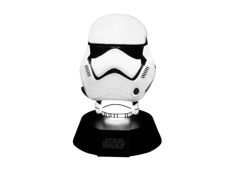 Paladone First Order Stormtrooper Icon Light BDP, Stämningsbelysning, Svart, Vit, Plast, Sovrum, Barnrum, Batteri, AAA