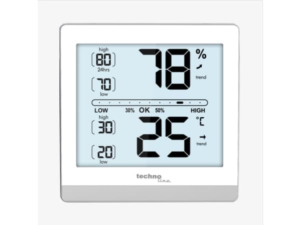 Technoline Termometer Vegg digitalt hygrometer WALL PLUS