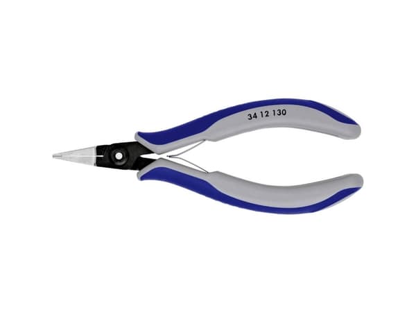 Knipex 34 12 130 Elektroniikka- ja hienomekaniikka Litteäpihdit suorat 135 mm