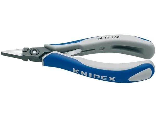 Knipex 34 12 130 Elektroniikka- ja hienomekaniikka Litteäpihdit suorat 135 mm