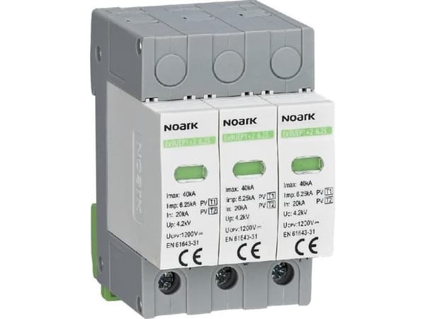 Ylijännitteen rajoittimet Noark 111760 Ex9UEP1 + 2 6.25R 3P 1000 EU