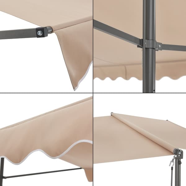 Fristående markis Selenizza 300x300x260cm sandfärg [pro.tec]