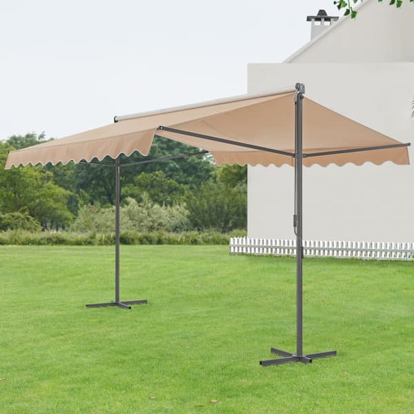 Fristående markis Selenizza 300x300x260cm sandfärg [pro.tec]