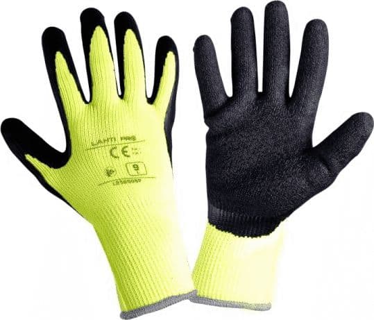 Lahti Pro Gloves Ocieplane Yellow Polyuretan 12 Par "11" (L250511W)