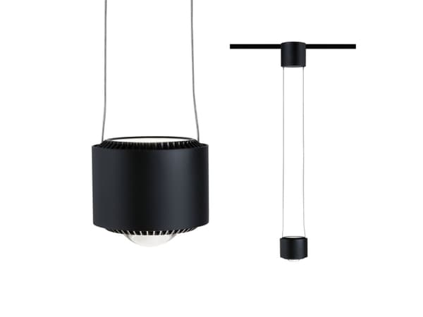 Paulmann Aldan, Flexibelt fäste, Svart, Svart, Rund, Matt, II
