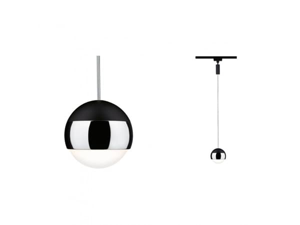 Paulmann Capsule II, Flexibelt fäste, Svart, Silver, Svart, Krom, Rund, Universal, II Svart, Silver