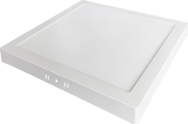 GTV ceiling lamp LED luminaire 24W 4000K 2000lm neutral white surface mounted square power supply panel MATIS PLUS LD-MAN24W-NBP GTV 3332