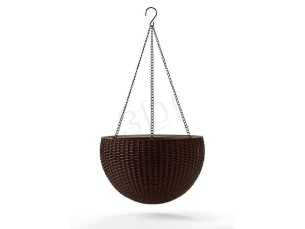 Keter Blomsterpotte Curver Keter HENGEKULEPLANTER Brun 521