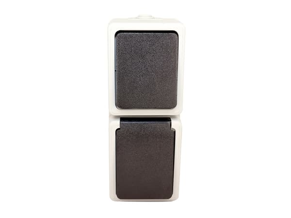 GRIPO-pistorasia kytkimellä IP54 pystysuora - 2217065