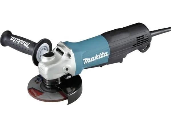 Makita GA5050R Kulmahiomakone, 1300 W, 125 mm, SJS, 11000 rpm, mela-kytkin, tärinänvaimennettu sivukahva