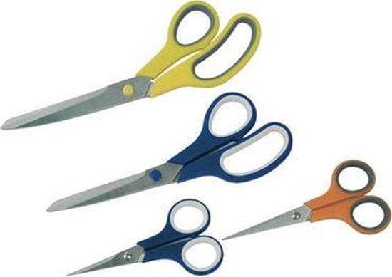 BRÜDER MANNESMANN saxset, 4 delar med PP soft touch handtag, lämplig för vänster och höger hand - 1 st (M60180)