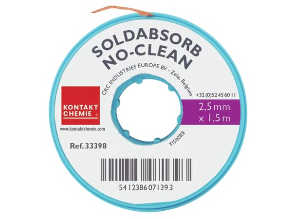 Kontakt Chemie 33398-AA, Juotosvaimennin, Kontakt Chemie, messinki, 1 kpl, 1500 mm