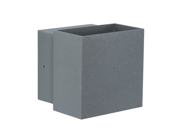 Paulmann Cybo, Vegglys, Grå, Aluminium, IP65, II, Veggmontering