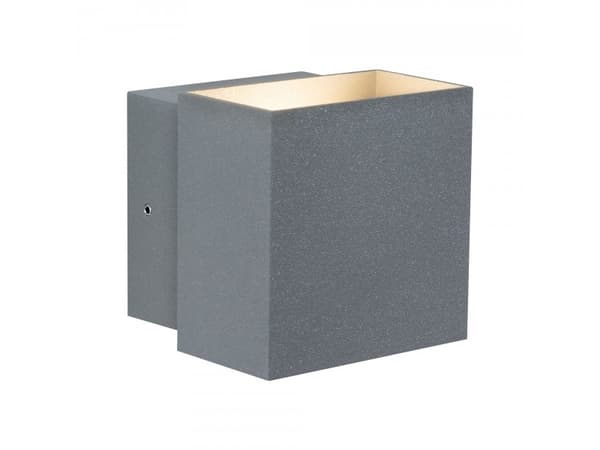 Paulmann Cybo, Vegglys, Grå, Aluminium, IP65, II, Veggmontering Grå