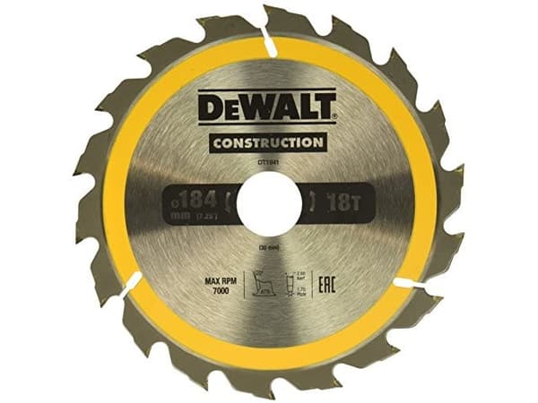 Dewalt pyörösaha 184x30mmx18z - DT1941-QZ - DT1941-QZ