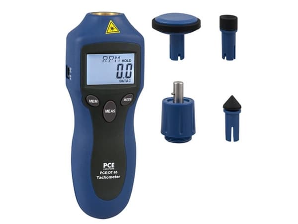 PCE Instruments PCE-DT 65 Omdrejningstæller 2 - 20000 U/min 2 - 99999 U/min
