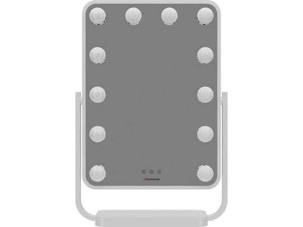 Humanas kosmetikkspeil Humanas HS-HM01 sminkespeil med LED-belysning - hvit