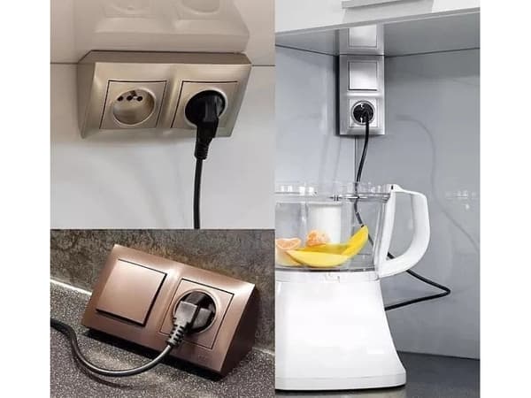 Contact-Simon Simon 54 Premium 2-jakkukehys kipsilevyrasioille IP20 / IP44 musta matta DRK2/49