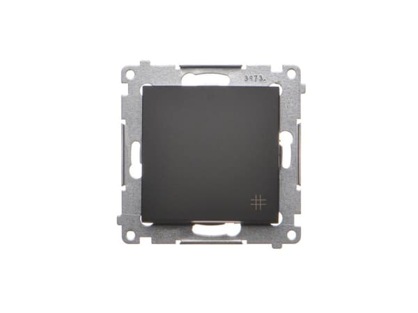 Kontakt-Simon Simon 54 Cross connector (module) 10AX 250V quick connects black mat DW7.01/49