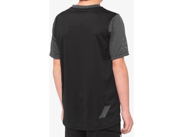 100% RIDECAMP Nuorten trikoo lyhythihainen light slate navy koko M (UUSI 2021)