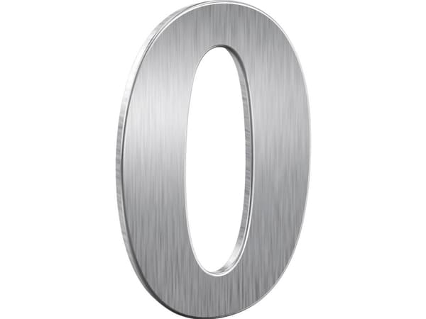 Basi 7300-0000 Husnummertavle Rustfrit stål