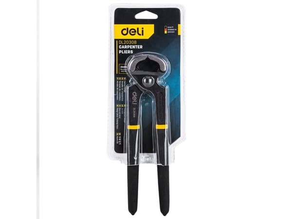 Deli Tools EDL20308, Avnypa, Kolstål, Svart