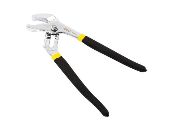 Deli Tools EDL2610, Sifontang, 5,5 cm, Kull stål, Sort, Gult
