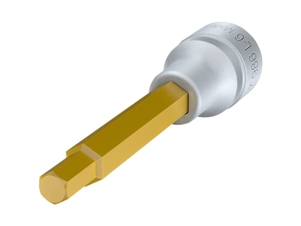 HAZET 986L-6, Stikkontakt, 1/2", Metrisk, 1 hoder, 2,3 cm, 100 mm