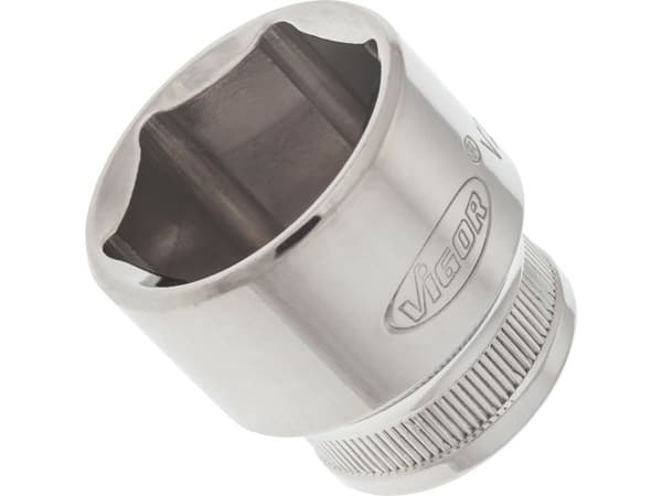 Vigor V2261, Slaghylsa, Silver, 1 huvuden, 3/8", Metriska/brittiska, 10 mm