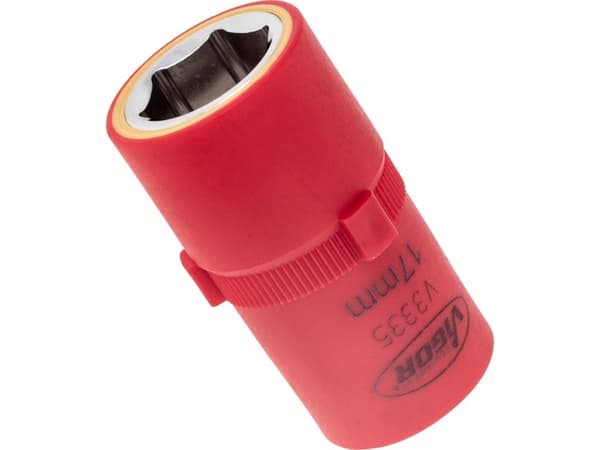 Vigor V3335, Stikkontakt, 1/2", Metrisk, 1 hoder, 17 mm, 5,5 cm