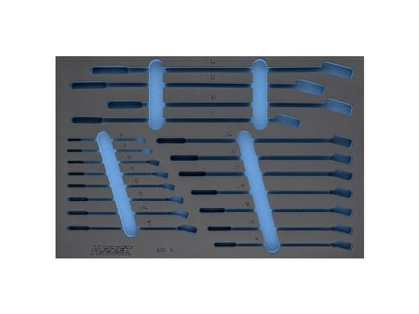 Hazet 163-210L 163-210L Vaahtomuovisisus (L x S) 519 mm x 342 mm