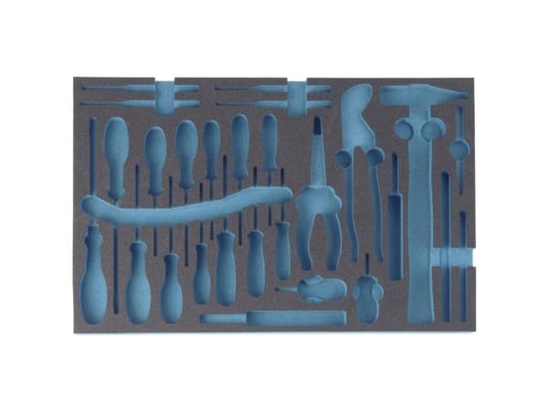Hazet 163-31L 163-31L Skumplastindlæg (L x B) 519 mm x 342 mm