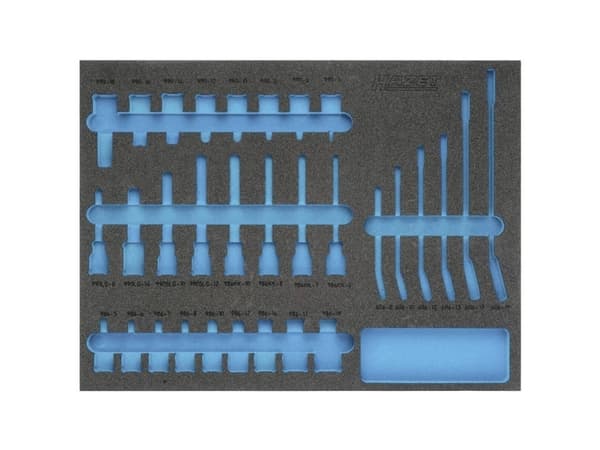 Hazet 163-367L 163-367L Skumplastindlæg (L x B) 519 mm x 392 mm