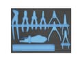Miniatyrbilde 1 av 2: Hazet 163-370L 163-370L Skumplastindlæg (L x B) 519 mm x 392 mm