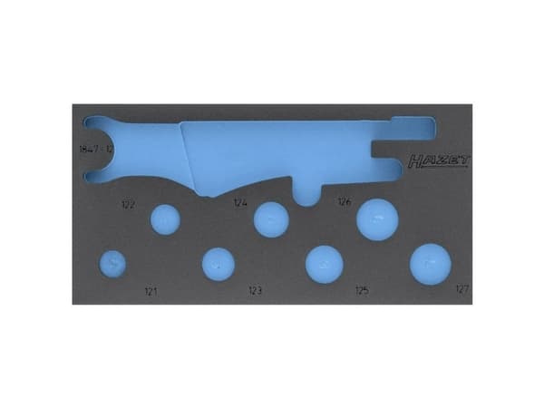 Hazet 163-529L 163-529L Skumplastindlæg (L x B) 342 mm x 172 mm