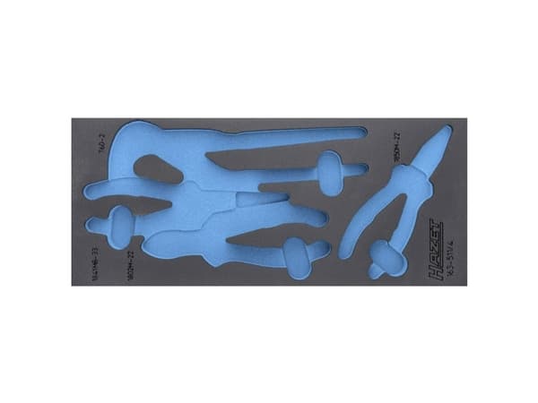 Hazet 163-511L 163-511L Skumplastindlæg (L x B) 172 mm x 392 mm