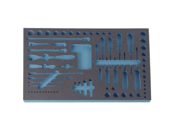 Hazet 163-53L 163-53L Skumplastindlæg (L x B) 519 mm x 342 mm