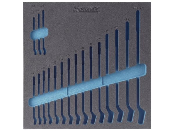 Hazet 163-99L 163-99L Skumplastindlæg (L x B) 344 mm x 342 mm