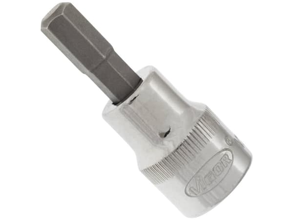 Vigor V2281N, Slaghylsa, Silver, 1 huvuden, 3/8", Metriska/brittiska, 10 mm