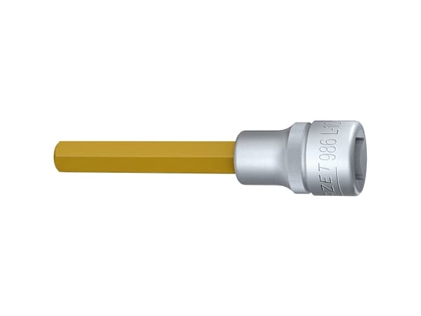 HAZET 986L-10, Stikkontakt, 1/2", Metrisk, 1 hoder, 12.5 mm, Titan