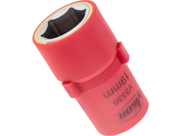 Vigor V3336, Stikkontakt, 1/2", 1 hoder, 19 mm, 5,5 cm