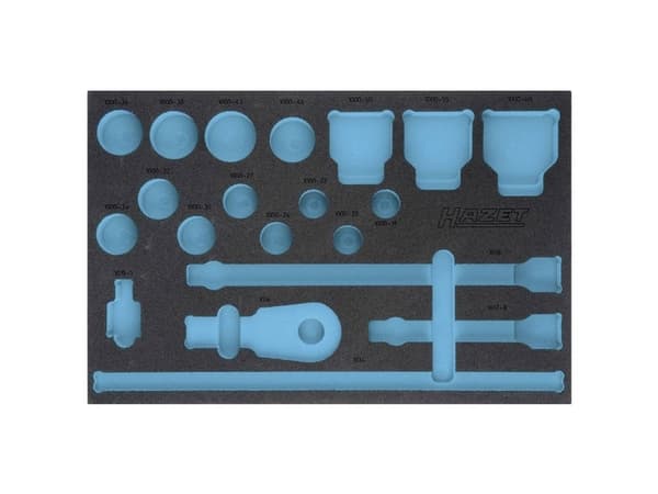 Hazet 163-406L 163-406L Skumplastindlæg (L x B) 519 mm x 342 mm