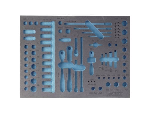 Hazet 163-139L 163-139L Vaahtomuovisisus (L x S) 519 mm x 392 mm