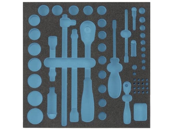 Hazet 163-224L 163-224L Skumplastindlæg (L x B) 344 mm x 342 mm