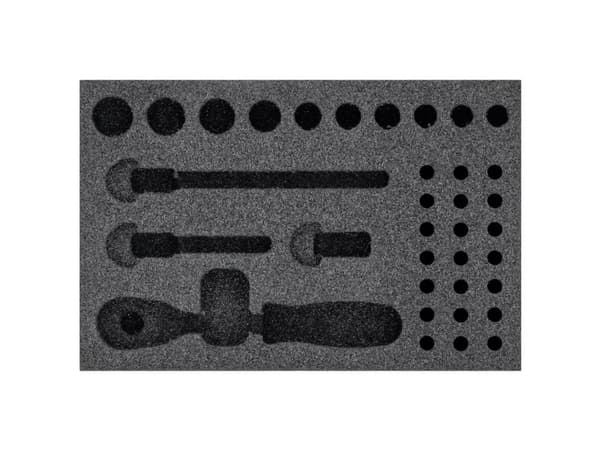 Hazet 163-253L 163-253L Insats av skumplast (L x B) 172 mm x 114 mm